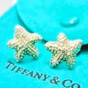 Rare darling Tiffany & Co. Silver Starfish Earrings